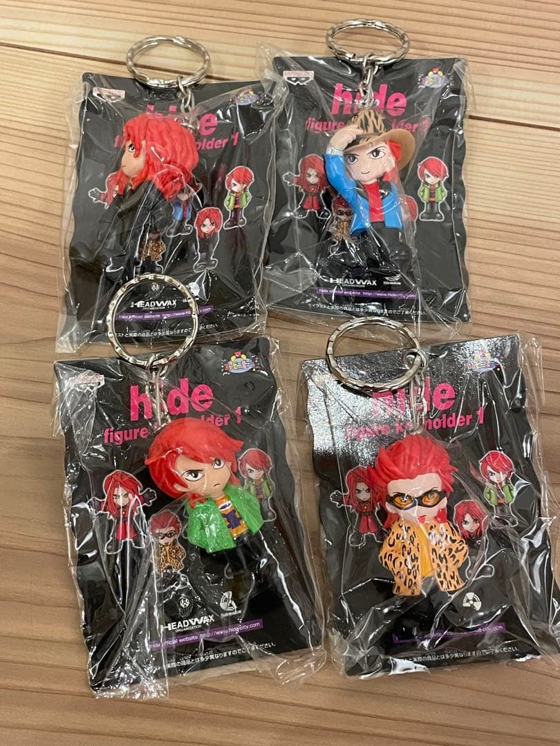 全4種】hide フィギュアキーホルダー1 未開封 - メルカリ