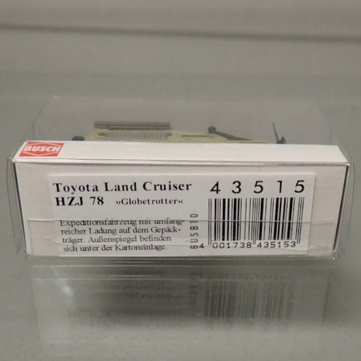 BUSCH トヨタ ランドクルーザー Crazy Cars 1/87ミニカー
