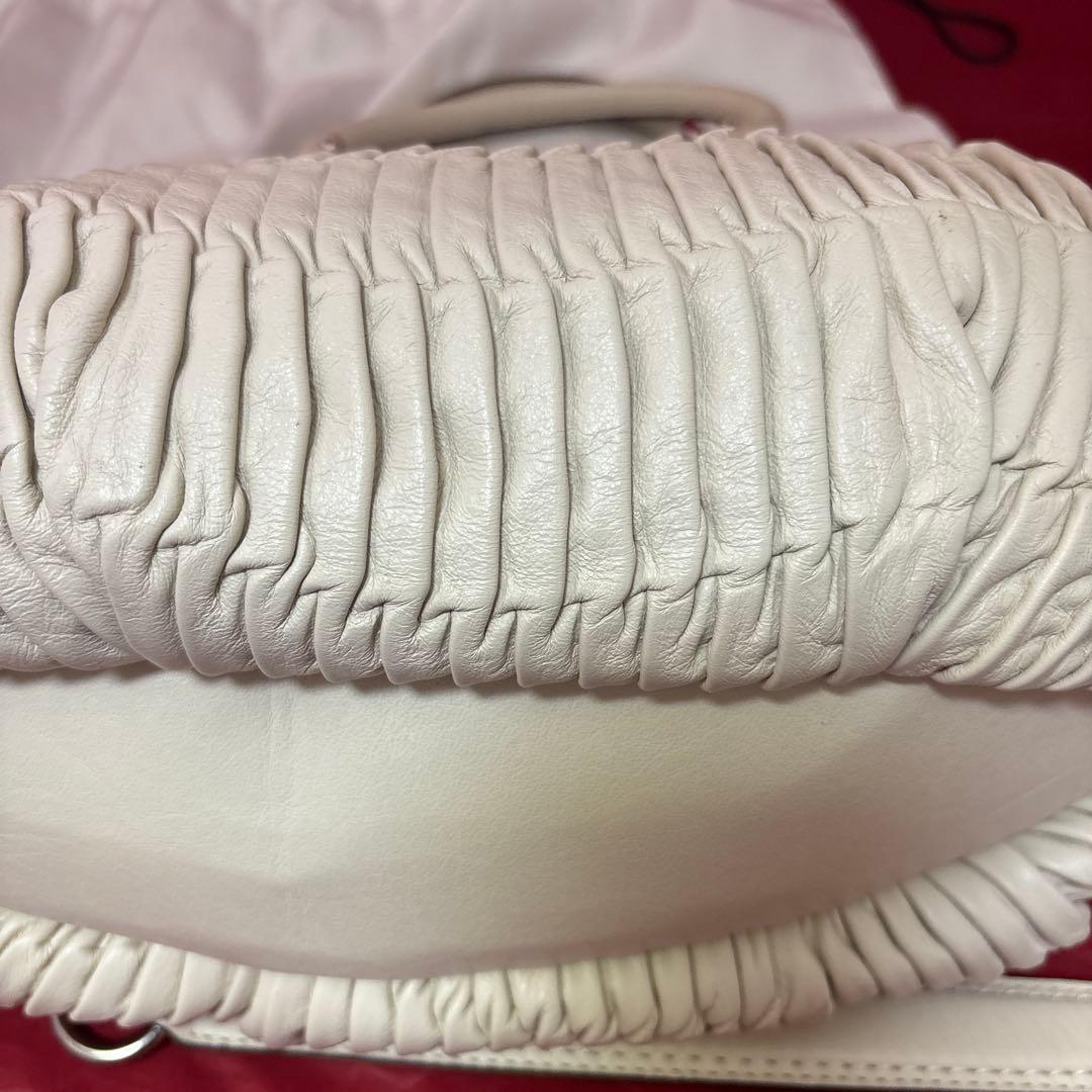 coach☆ギャザーレザー2wayショルダーバッグ 未使用