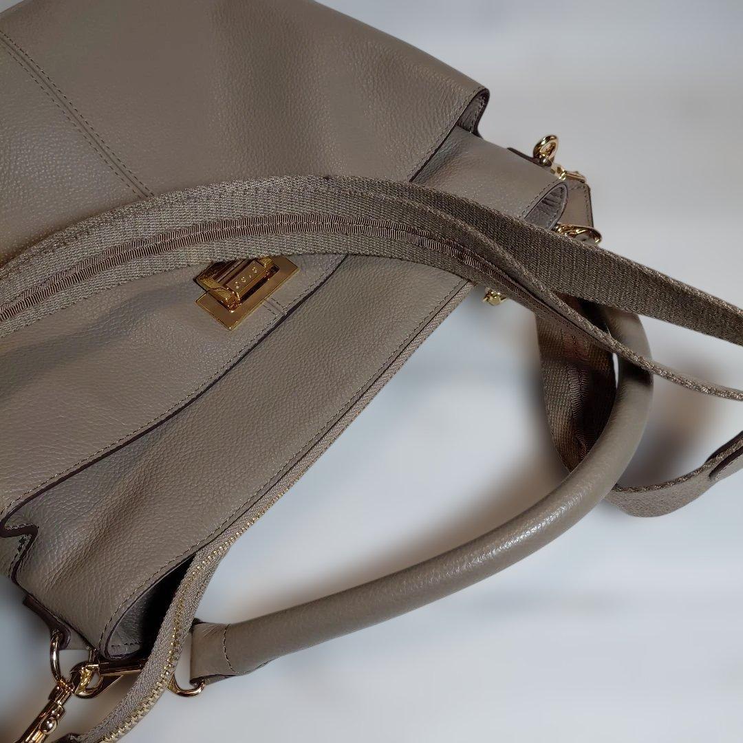 週末セール　美品　ATAO アタオ ウィークエンド 2way ショルダー トープ