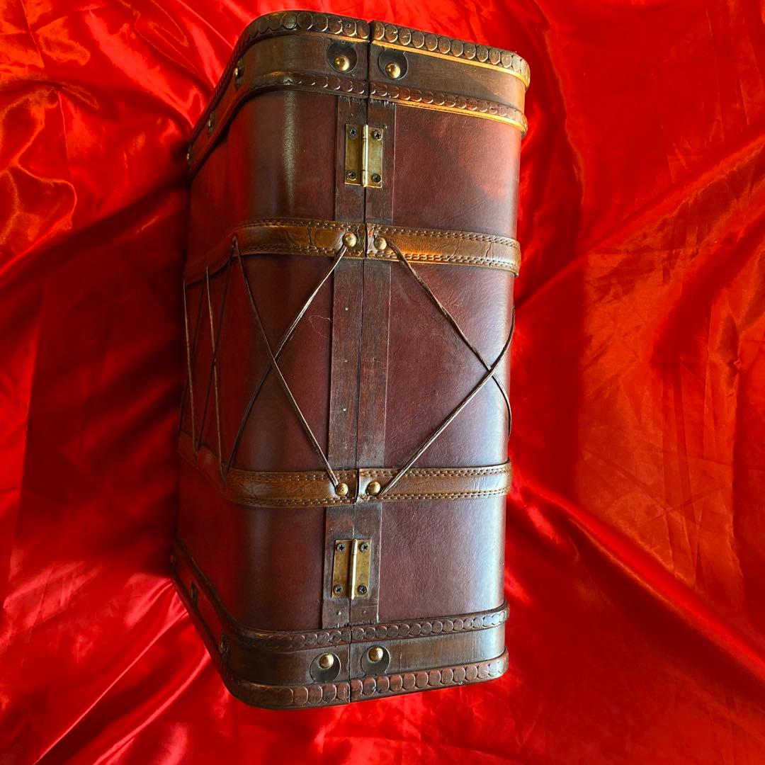 危機裸裸商店 ウッドトランク Dangerous nude ビンテージ風ボックス