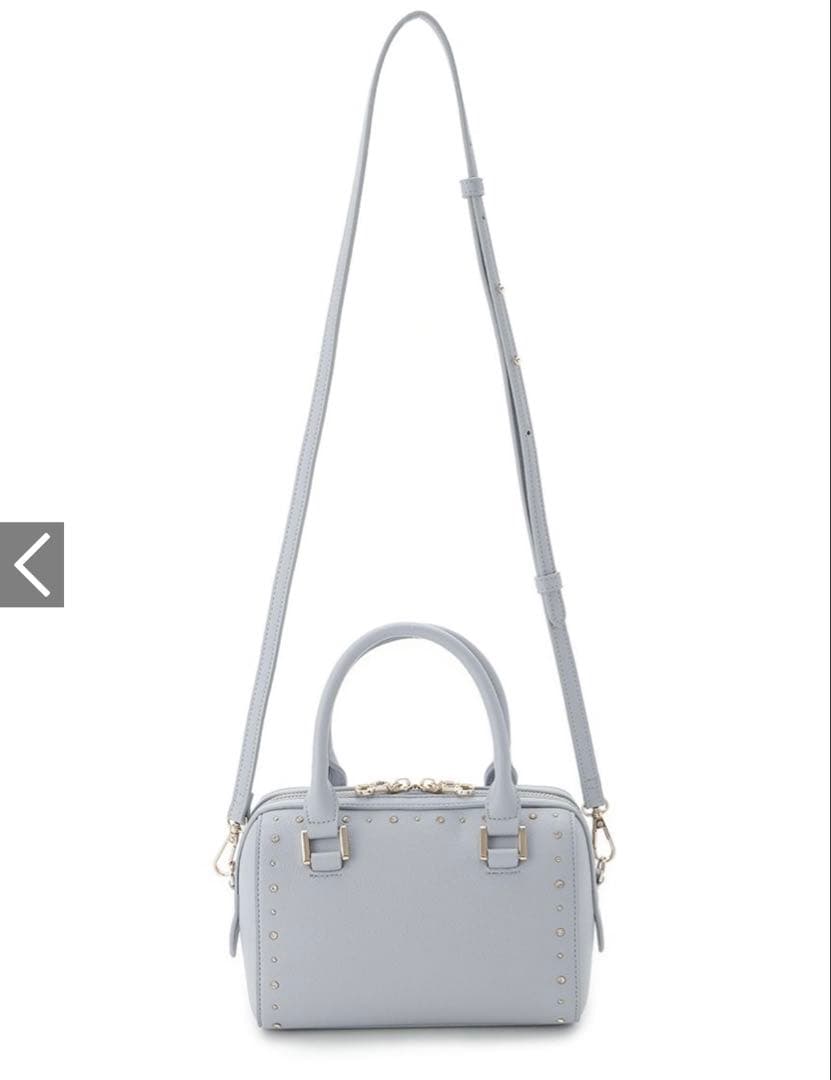 【美品】CELFORD リュタン ビジュースタッズボストンバッグ SAX