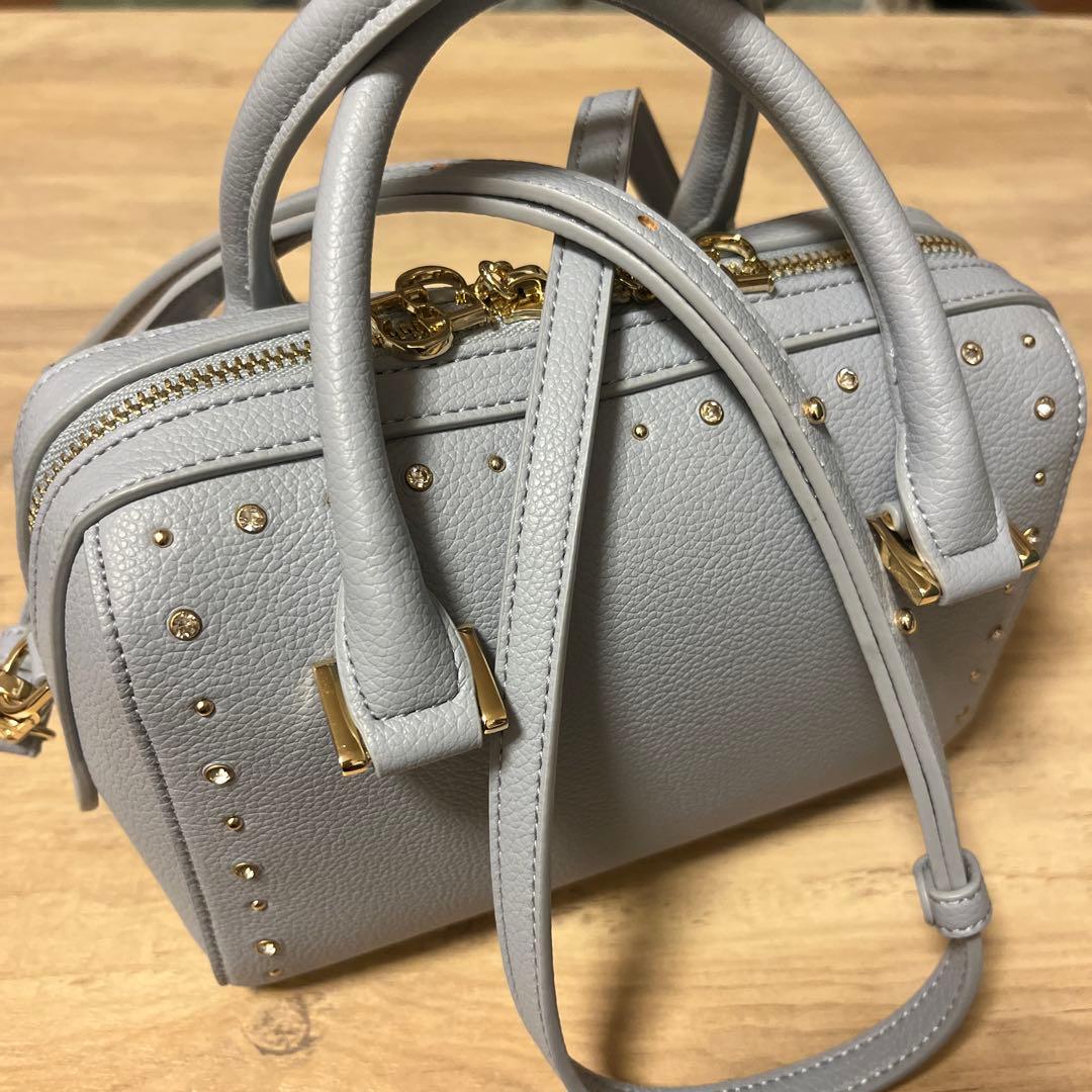 【美品】CELFORD リュタン ビジュースタッズボストンバッグ SAX