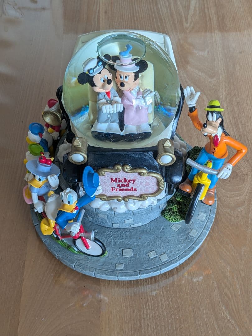 ミッキーフレンズ スノードーム オルゴール ウェディング ミッキー