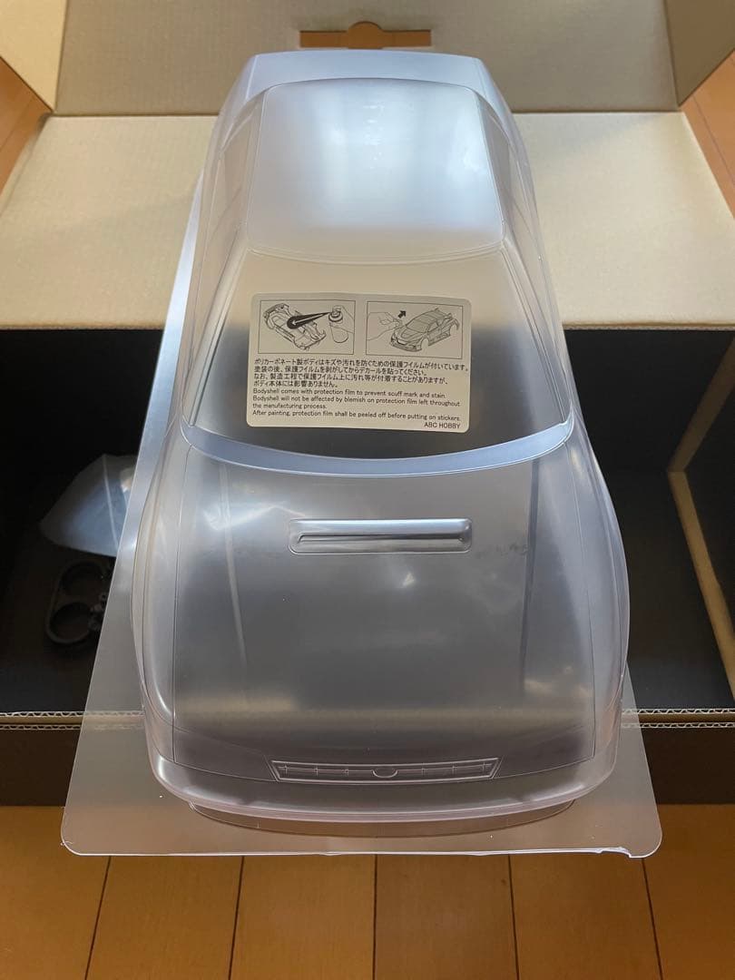 1/10 スバル　レガシィ（BC5)ツール•ド•コルスver. シャーシ組立済