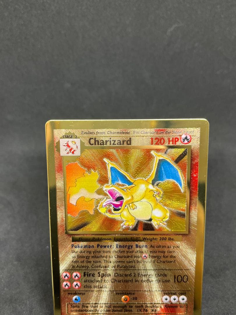 ポケモンカード 正規品 英語 メタルカード リザードン 25th