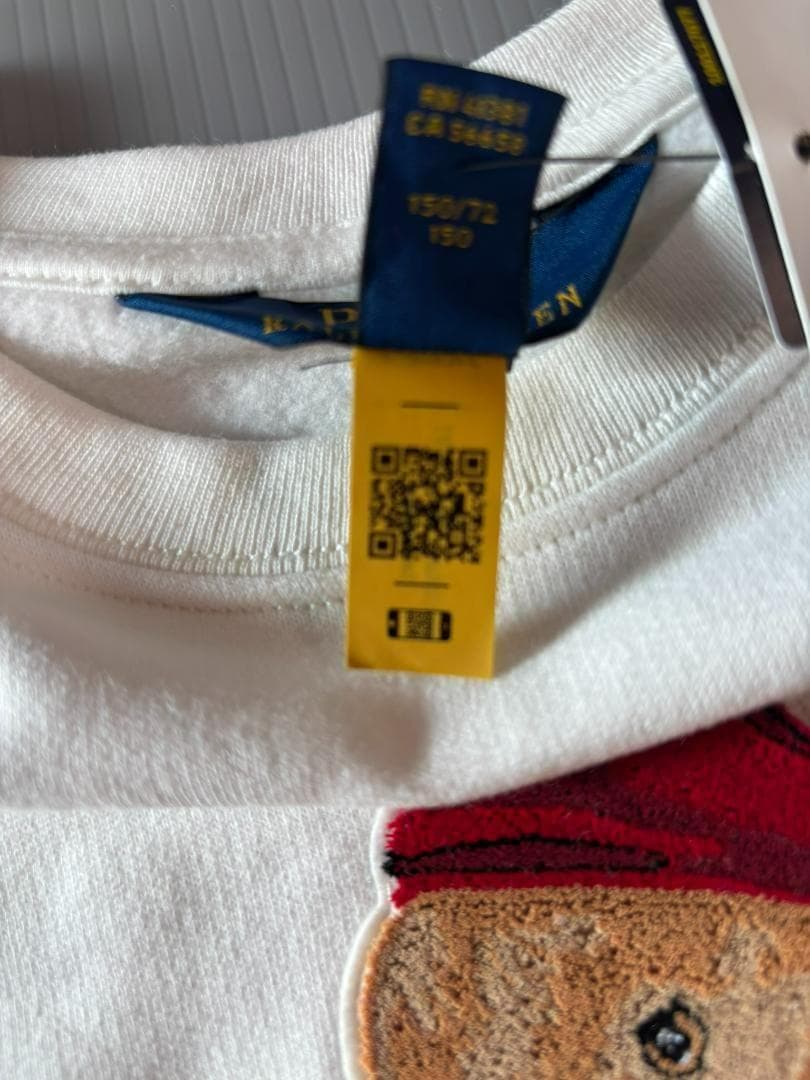 SALE!日本未入荷ガールズL150新作新品ラルフローレンポロベアトレーナー