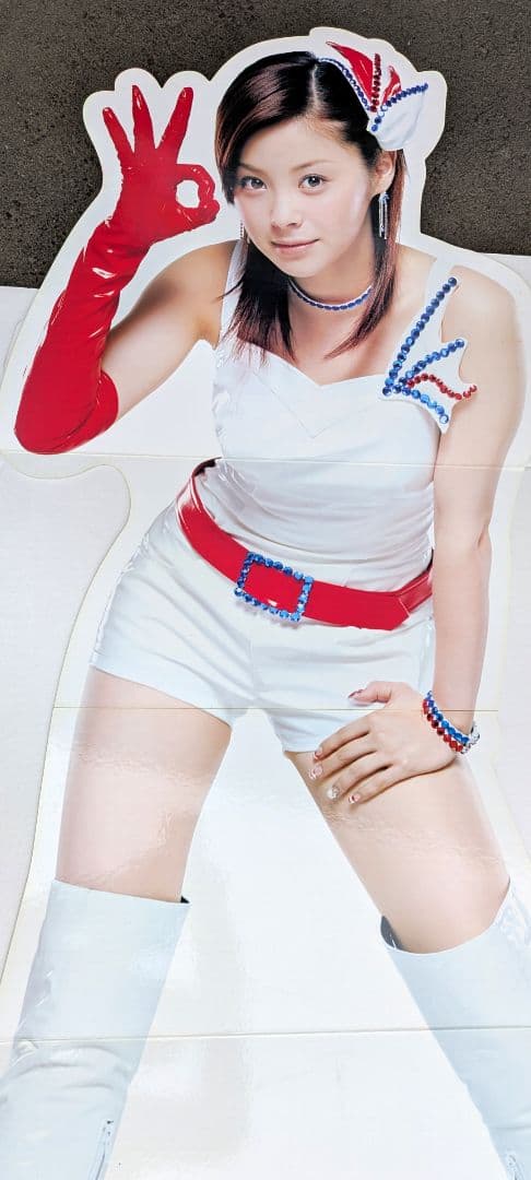 20年前、珍品、松浦亜弥等身大スタンドPOP良品、素敵なあやや