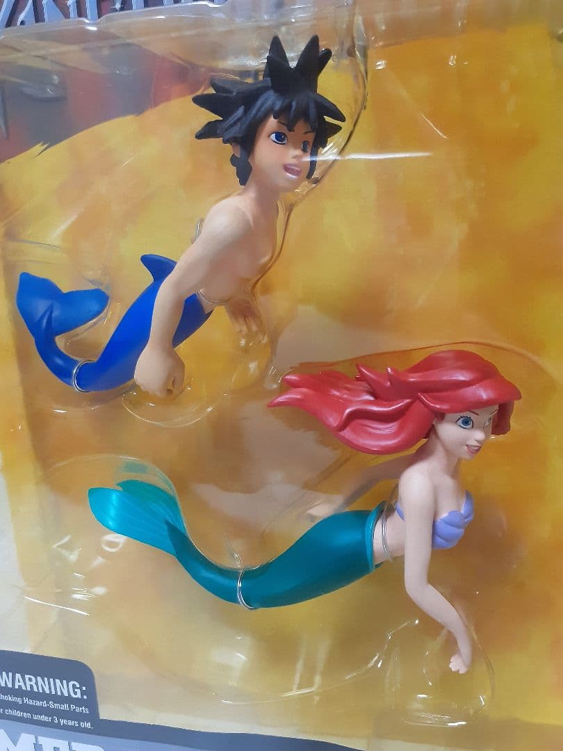 ソラ(人魚)＆アリエル- キングダムハーツ シリーズ2 アクションフィギュア
