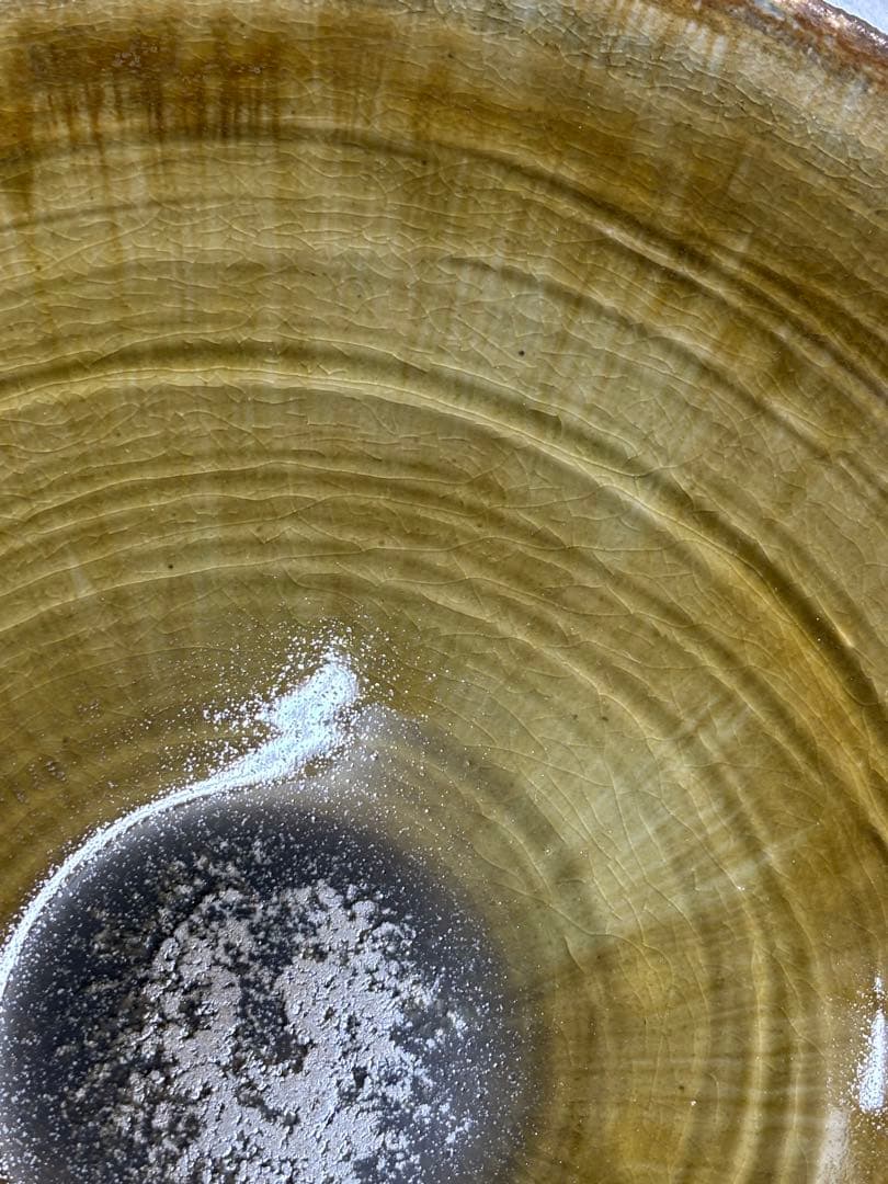 【未使用品】京焼 澤村陶哉造 刷毛目灰被り 音羽山麓 陶芸 陶哉造 陶器 鉢