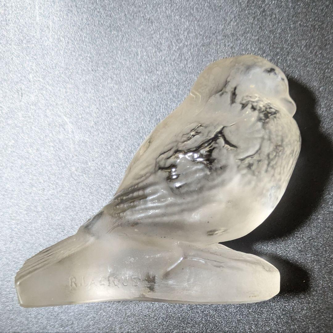 R. Lalique ルネラリック オブジェ 置物 インテリア フィギュリン 雀