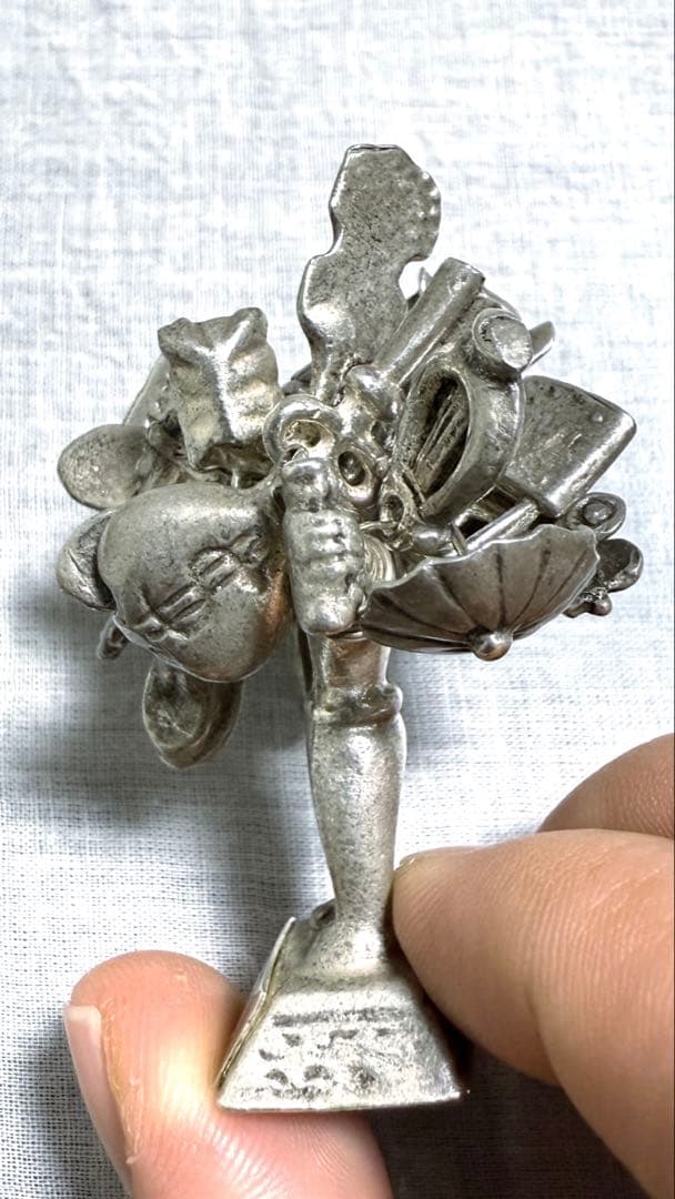 稀少！】シルバー950 エケコ人形 ペルーの通販はau PAY マーケット