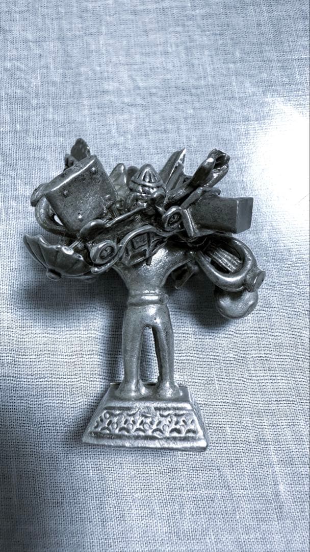 【稀少！】シルバー950 エケコ人形　ペルー