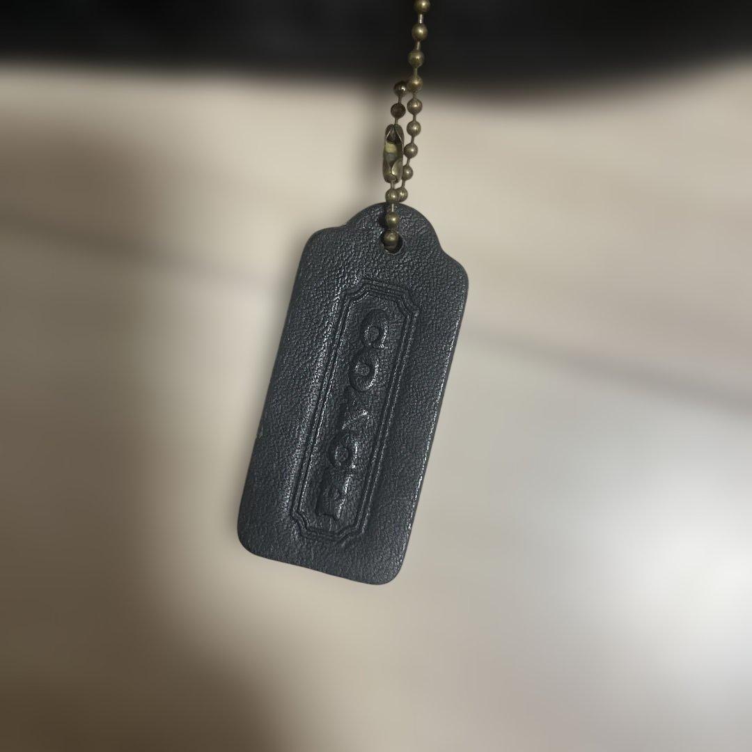 レザーハンドバッグ　コーチ　オールドコーチ　ブラック　バッグ　9033