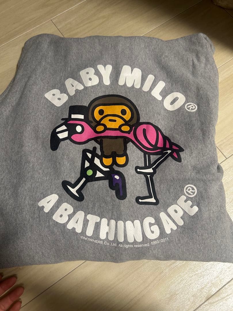 早い者勝ち!! 最大値下げ激レア A Bathing Ape グレー パーカー