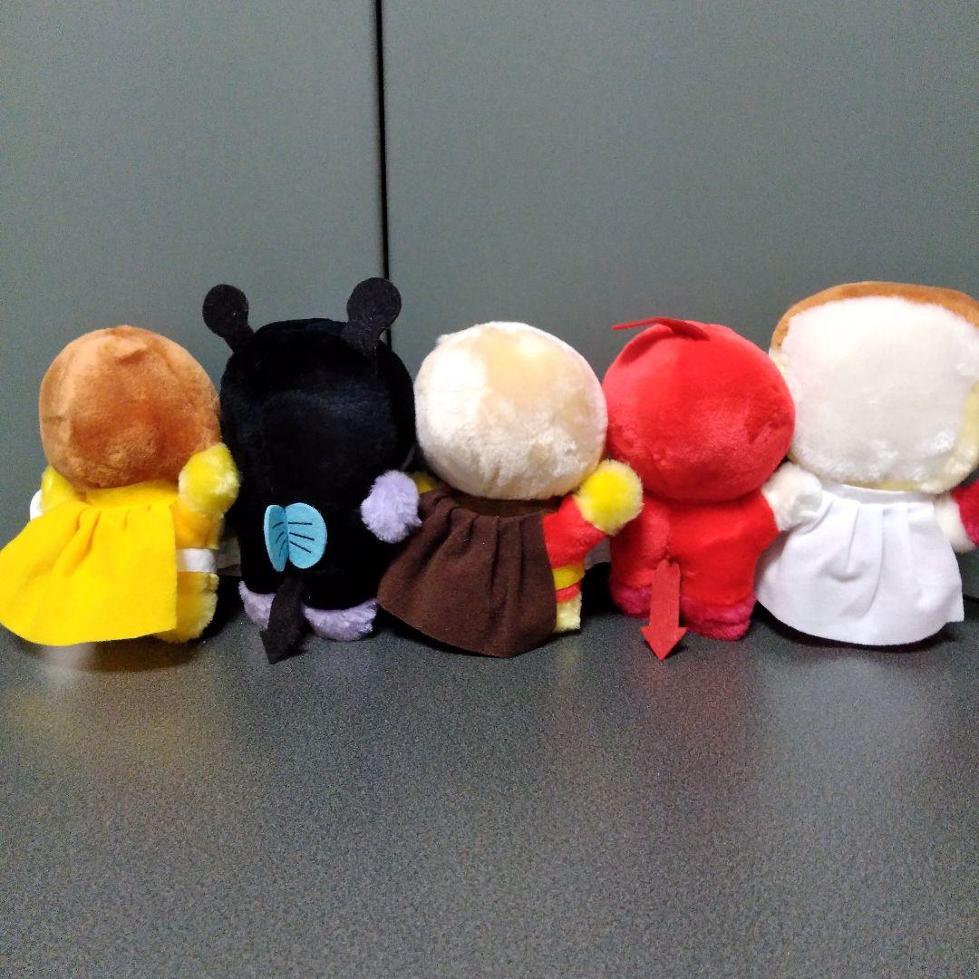 【未使用品】 アンパンマンの大集合セット　ぬいぐるみ　 5体　セガ　タグ付き