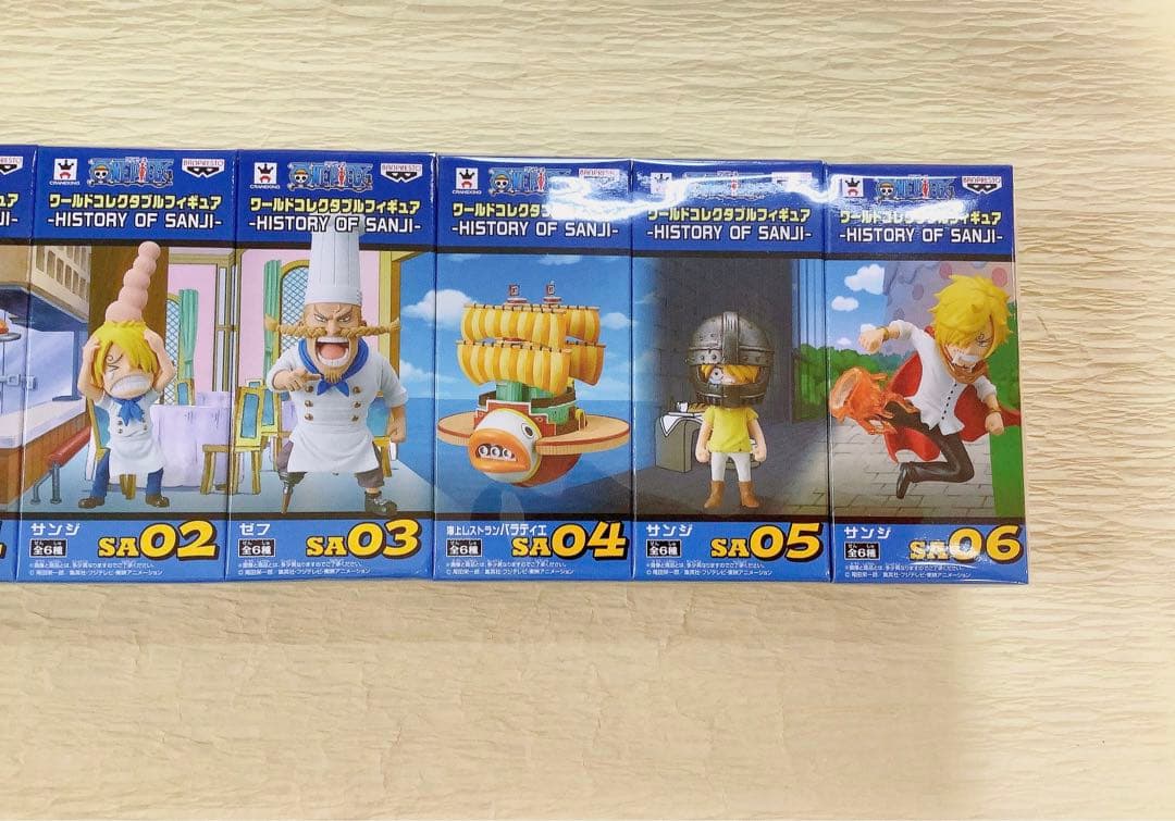ワンピースワールドコレクタブルフィギュア HISTORY OF SANJI