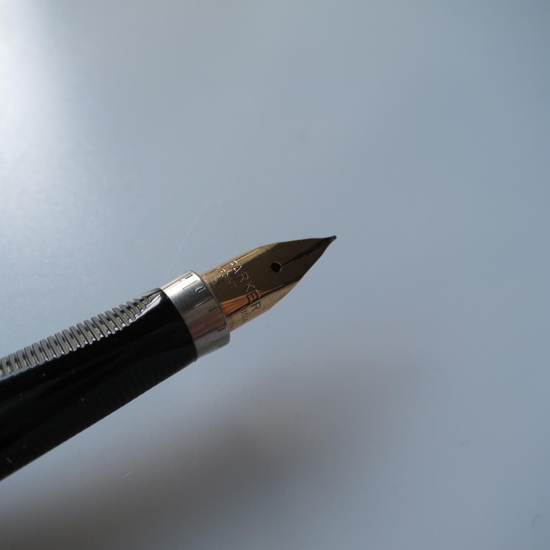 PARKER 20μ 万年筆 MADE IN FRANCE ゴールド×ドット