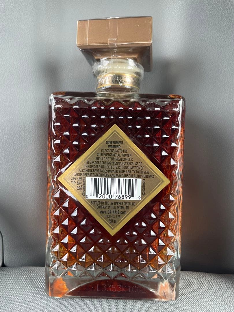 新着食品・飲料・酒 - 【11月購入未開栓】 I W ハーパー 15年 (750ml