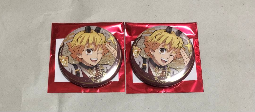 鬼滅の刃 干支 午年 箔押し 缶バッジ 我妻善逸 - メルカリ