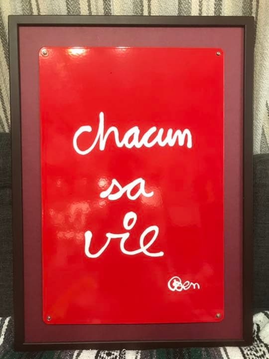 Ben Vautier ベン・ヴォーチェ額絵絵画