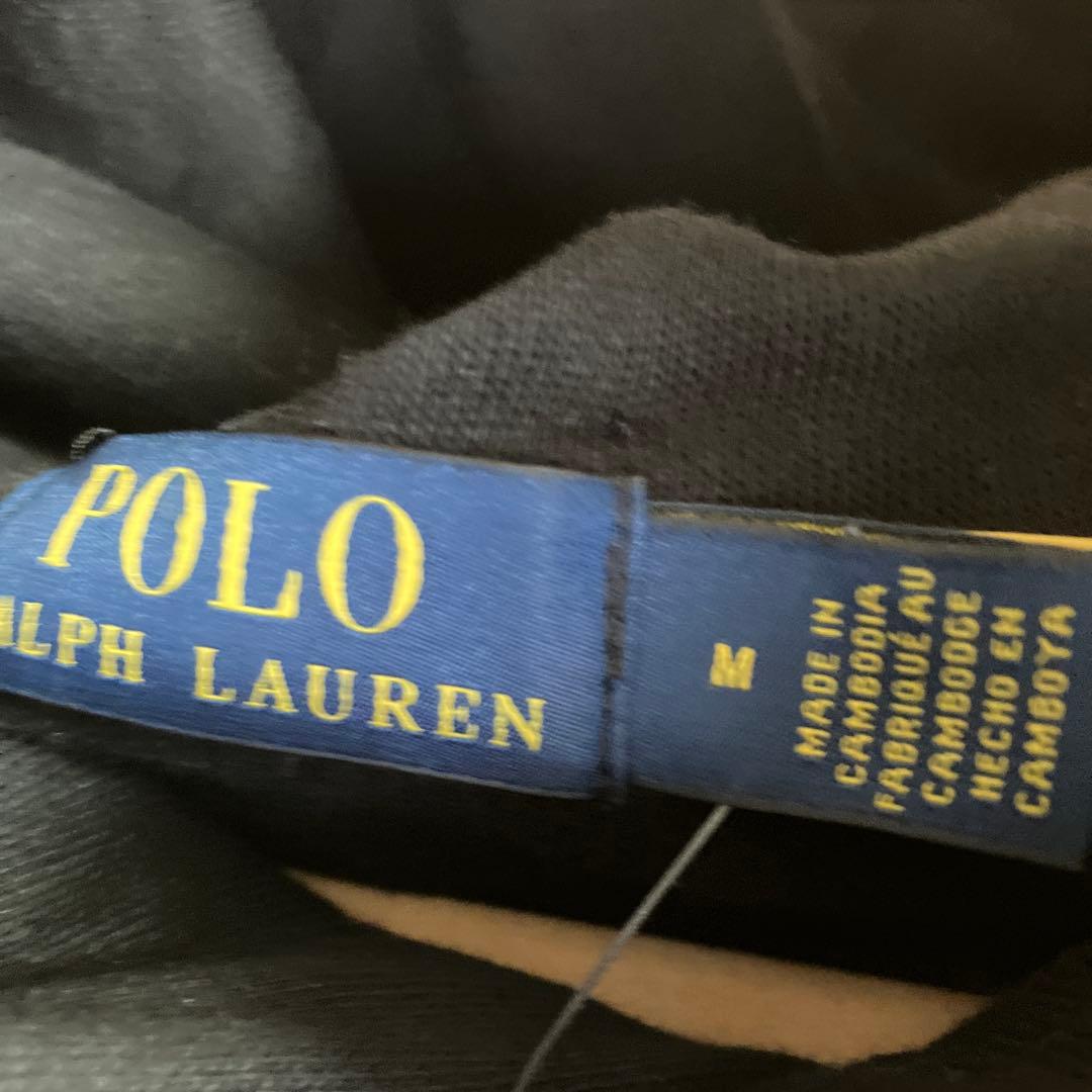【入手困難】 ラルフローレン　パーカー　フーディーRL ロゴPOLO ブラックM