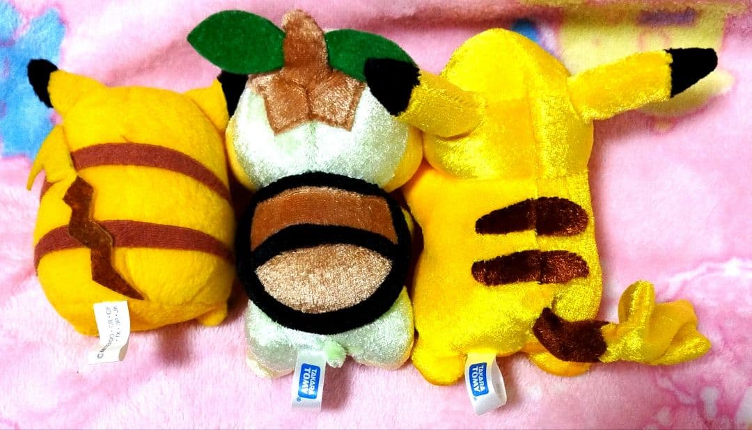 超激レア ポケモン TOMY マリル ゼニガメ ぬいぐるみ ピカチュウ初期