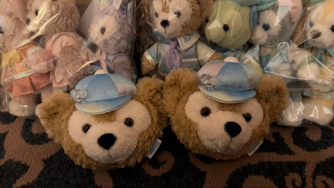 【新品未使用】ダッフィー＆フレンズ ポージープラッシー7体