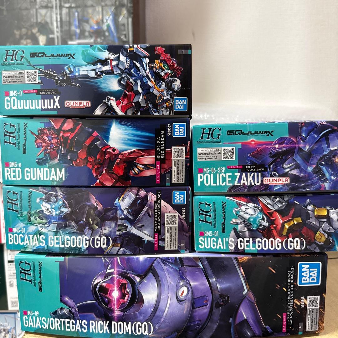 HG ジークアクス ガンプラセット 6種