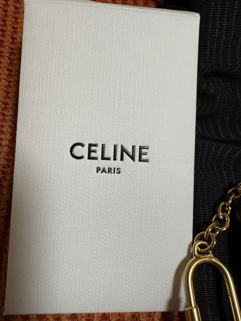 セリーヌ　パース キュイル トリオンフ スムースカーフスキン　小銭入れ