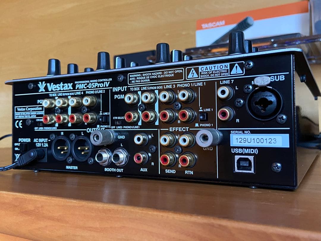 Vestax】DJミキサー PMC-05Pro IV BLK（USED美品） C998056