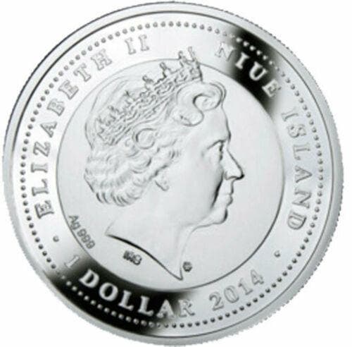 ニウエ　2014年　$1　@4-36