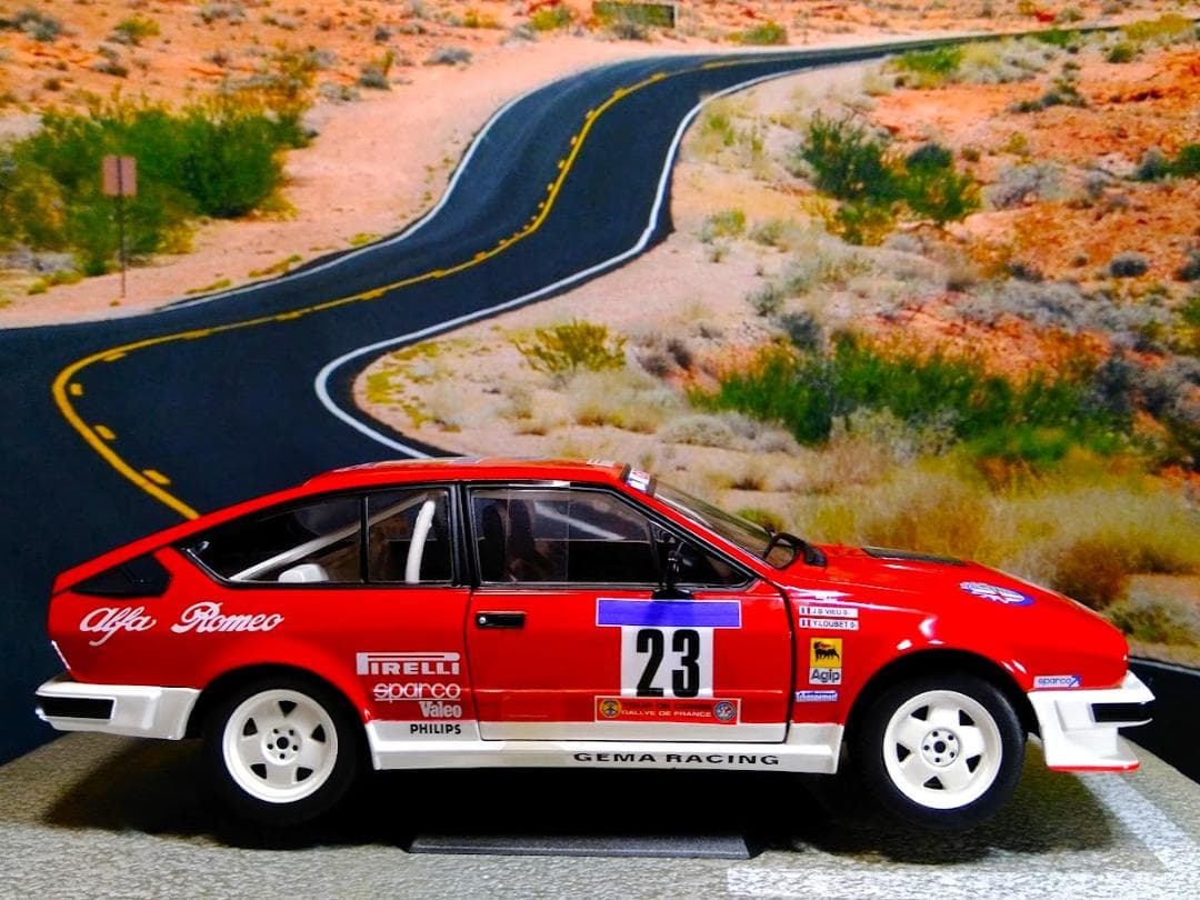 1/18 ソリド　アルファロメオ GTV6　ツール・ド・コルス 1985