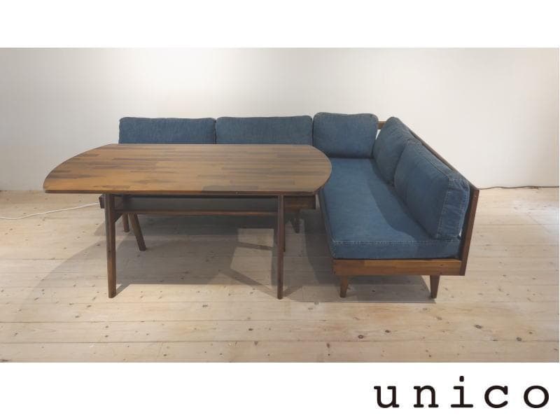 しもちゃん　unico/ウニコ　/スウェラ　ダイニング3点セット　美品