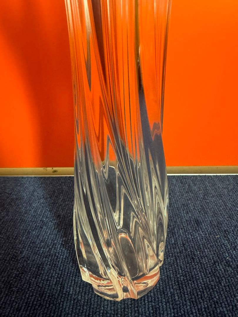 1743 VARSOVIA ポーランドからの上質なクリスタル花瓶グラス