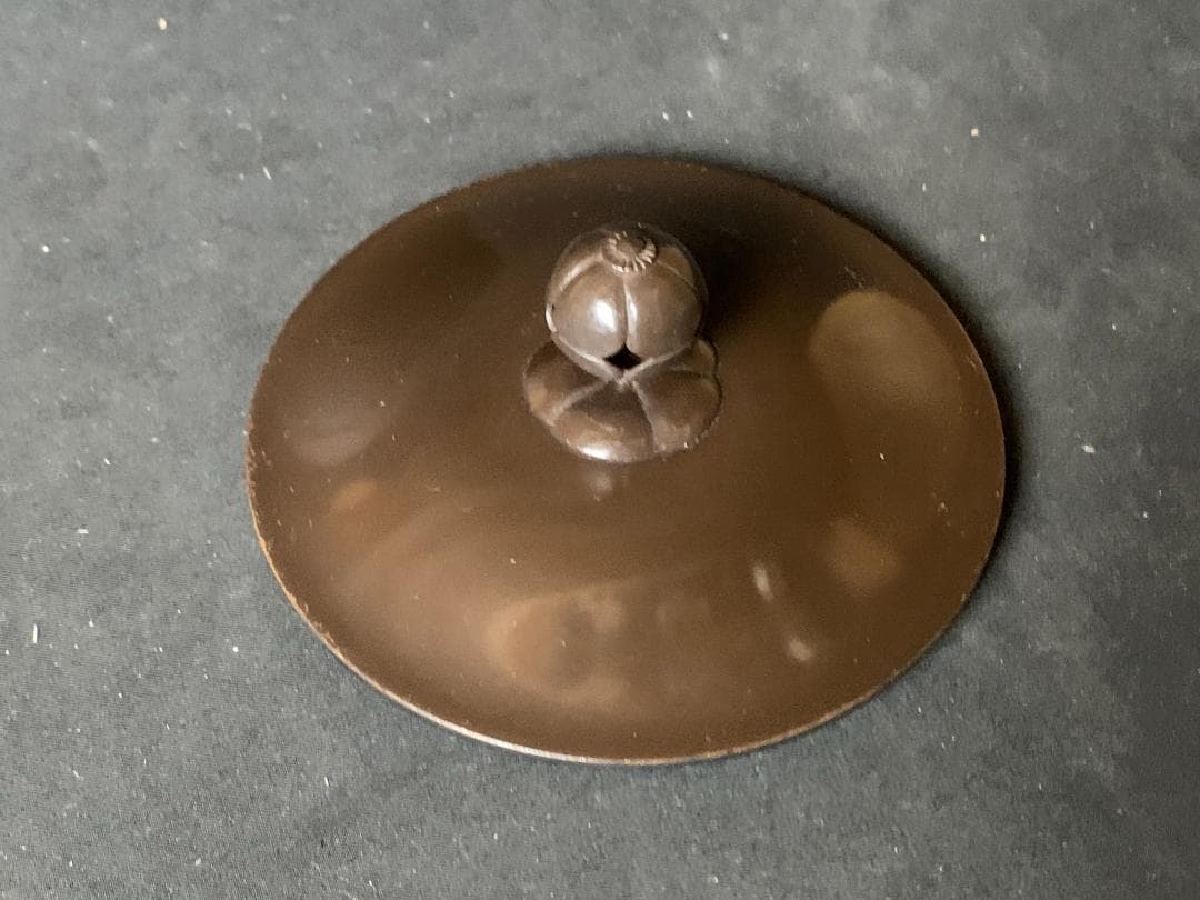 釜師 山本閑浄造 柏葉釜 釜環付 共箱 茶道具 869 - メルカリ