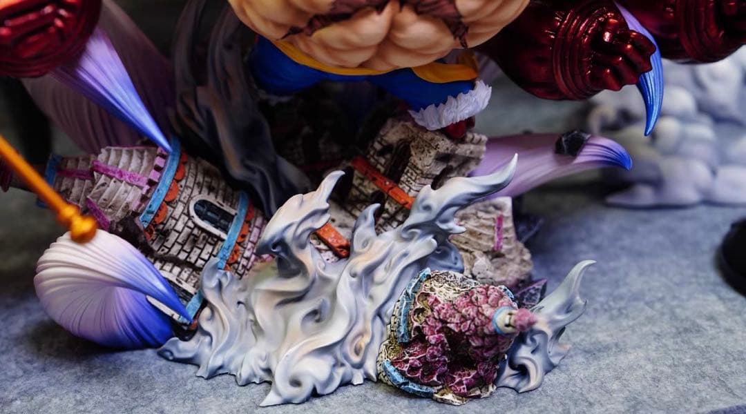 ワンピース 麦わら モンキー D ルフィ ギア4 四皇 フィギュア 新品