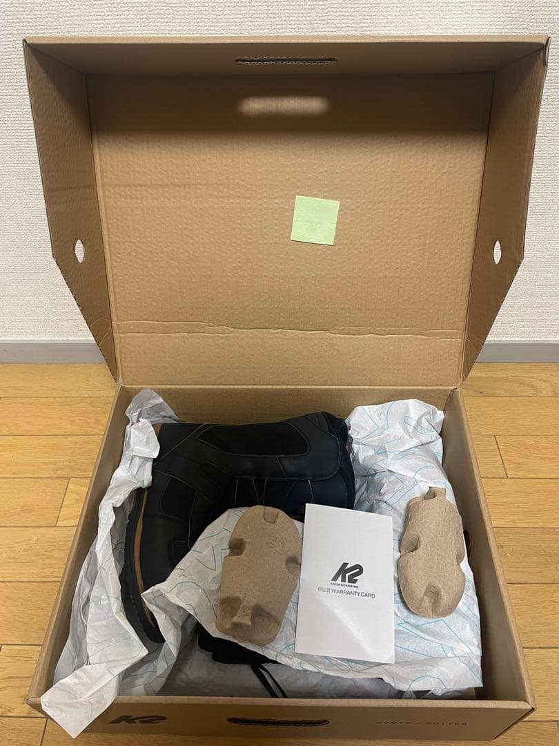 送料無料 K2 MARKET ブーツ ブラック　26cm (箱付)