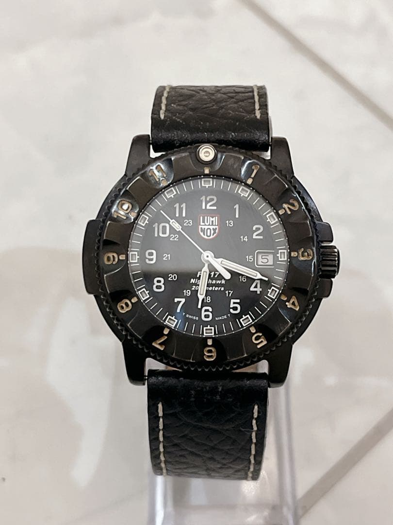 MINOX F-117ルミノックス ナイトホーク 3400 箱付き 稼働品!