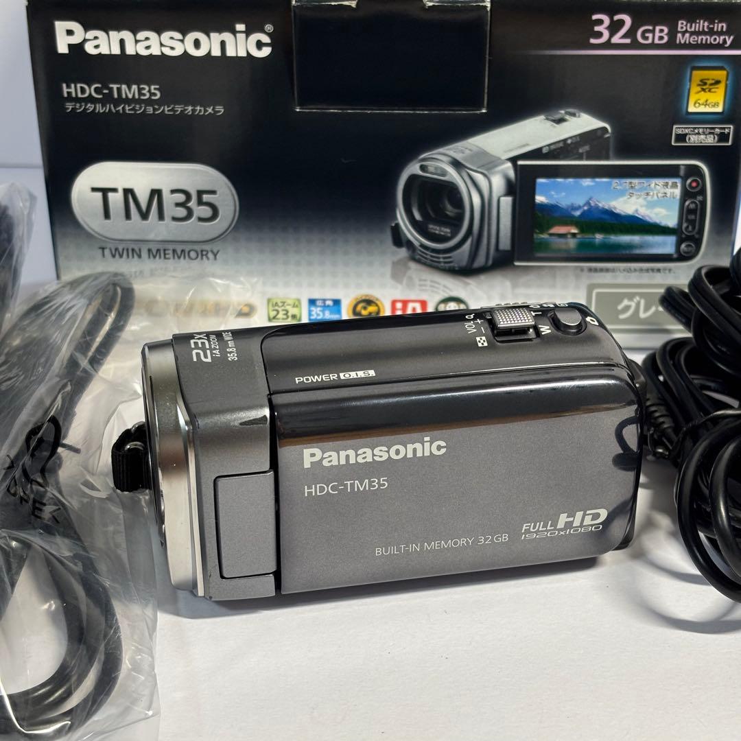 パナソニック ビデオカメラ HDC-TM35 付属品完備 - メルカリ