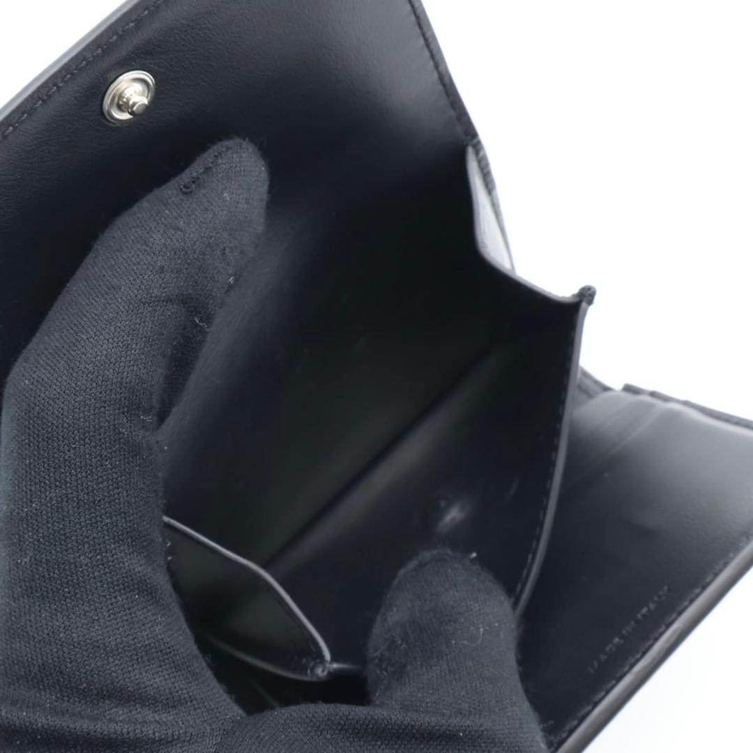 【極美品】CELINE スモールフラップウォレット　三つ折り財布　黒