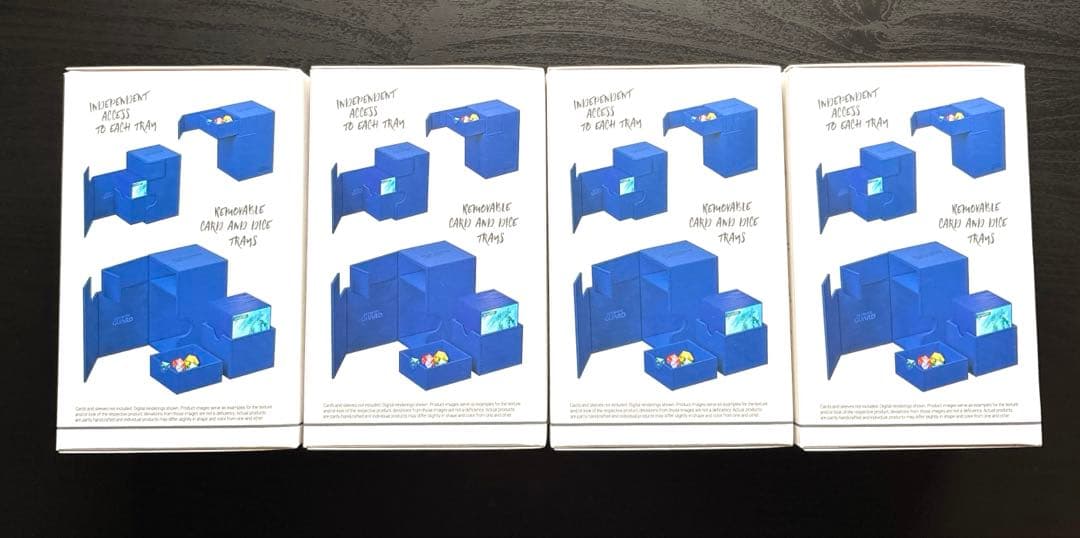 ULTIMATE GUARD　デッキケース　ブルー　4点