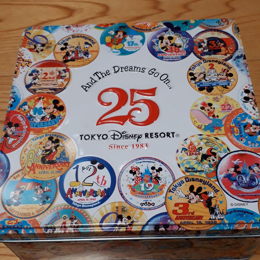 東京ディズニーランド 25周年缶 - メルカリ
