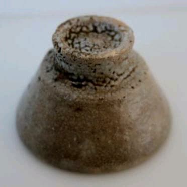 伝 李朝粉引盃 雨漏り井戸盃 AB両方 (杯 ぐい呑み お猪口)