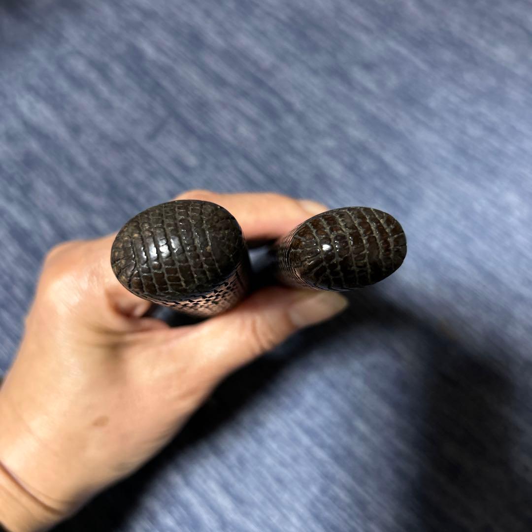 煙管入れ タバコ入れ 骨董 時代物 アンティーク 工芸品