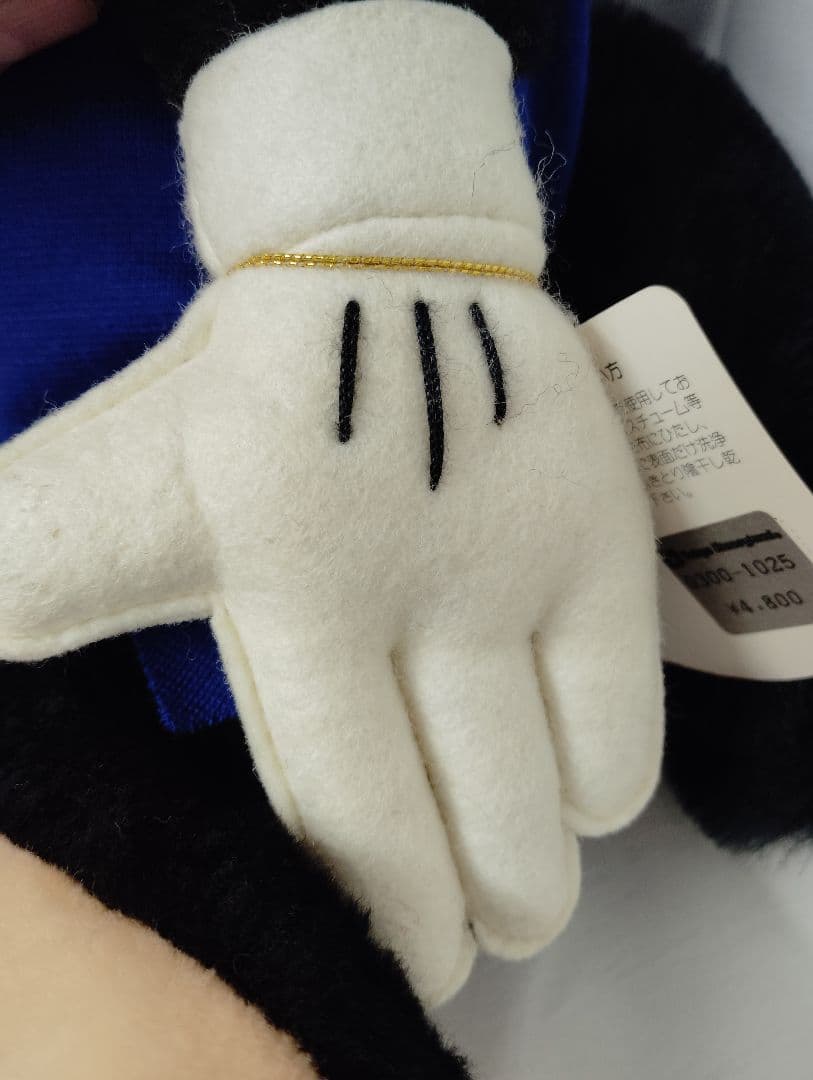 東京ディズニーランド　ビッグバッドウルフ　ぬいぐるみ　レトロ