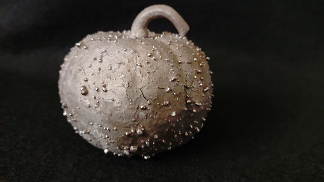 松井康成作陶器 かぼちゃ型 置物