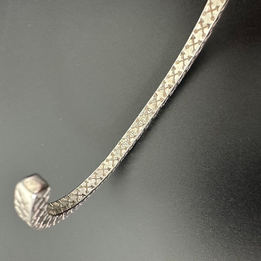 美品 NAVAJO Sunshine Reeves 4面スタンプワーク バングル