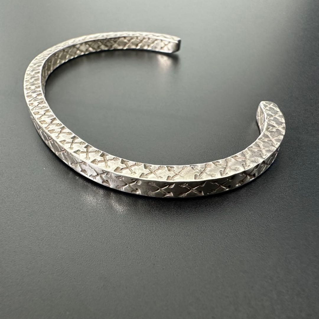 美品 NAVAJO Sunshine Reeves 4面スタンプワーク バングル