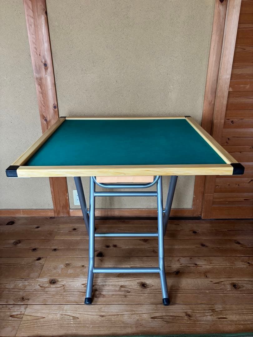 折りたたみ式手打ち麻雀立卓 引き出し付き